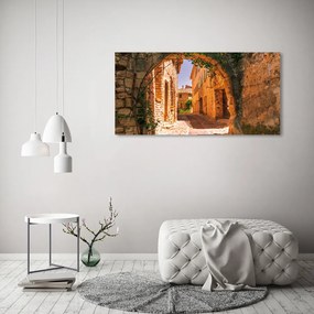 Tablou pe sticlă acrilică Stradă fermecătoare