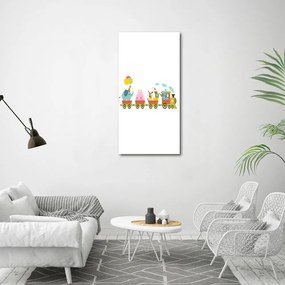 Imprimare tablou canvas Tren vesel