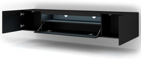 Masă TV/Dulap Aurora 200 (Negru mat). 1057707