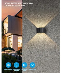 Aplică LED solară Brilagi SOLAR CUBE LED/2W/3,2V 1300 mAh IP54