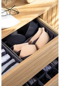 Organizator de sertare cu compartimente Bigso Box of Sweden Drawer, 29 x 11 cm, gri