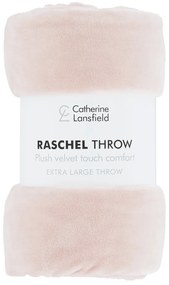 Cuvertură roz 200x240 cm Raschel – Catherine Lansfield