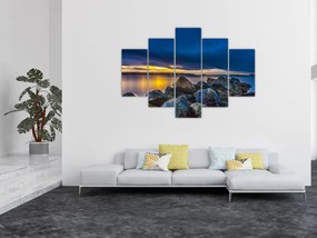 Tablou - Nori de furtună deasupra apei (150x105 cm)