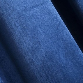Draperie monocromă din catifea albastră 300 cm