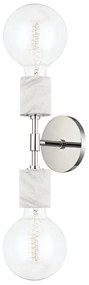 Aplica de perete design modern ASIME nichel lucios