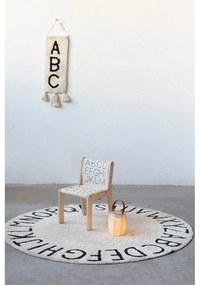 Scaun de copii bej/în culoare naturală ABC – Lorena Canals