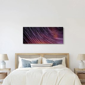 Tablou cu stele șterse pe cer (120x50 cm)