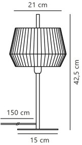Lampă de masă Nordlux DICTE 1xE14/40W/230V bej/negru