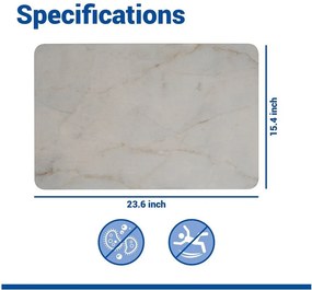 Covoraș de baie taupe din diatomit 39x60 cm Itamos – Wenko