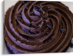 Tablou - Cupcake din ciocolată (70x50 cm)