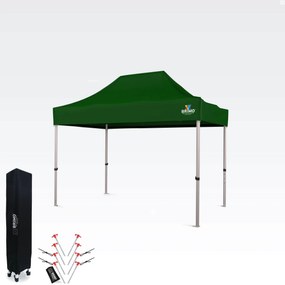 Cort pavilion pliabil 2x3m - fara 3 pereti - Verde