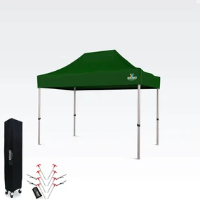 Cort pavilion pliabil 2x3m - fara 3 pereti - Verde