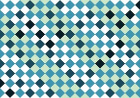 Fototapet - Mozaic - gresie albastră (254x184 cm), în 8 de alte dimensiuni noi