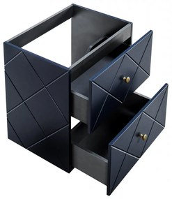 BLAT DE DIFERITE DIMENSIUNI PENTRU MASTILE DE BAIE CU LAVOAR APLICAT DIN GAMA DE PRODUSE Elegant BLUE , MDF - CULOARE BLEUMARIN