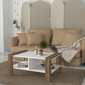 Măsuță de cafea Erica White Walnut