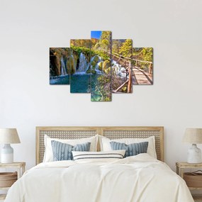 Tablou - Intrare in cascade (150x105 cm)