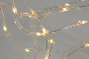 Decorațiune luminoasă pentru ren de Crăciun, 80 cm, alb cald