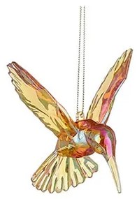 Ornament irizat auriu House of Seasons colibri