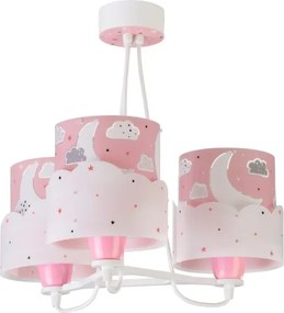 Dalber 61237S - Lustră copii MOON 3xE27/60W/230V