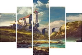 Tablou - Castelul medieval (150x105 cm)