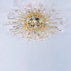 Lustra LUX Cristal Swarovski Spectra, Galaxy Gold plated, 78x48cm