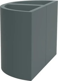 Set de 2 Ghivece plante pe colt design decorativ exterior/interior Angular pot 55x39x55cm