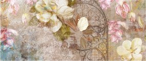 Tablou - Ornament de flori (120x50 cm)