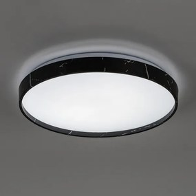 Rabalux 71517-LED Plafonieră cu dimmer TERESIA 24W/230V 3000-6500K Ø 38 cm neagră + telecomandă
