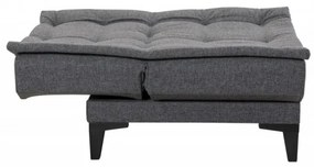 Set Canapea si Fotoliu Extensibilă Santo - S, Gri Inchis
