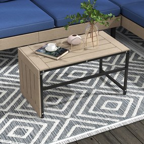 Outsunny Set de Mobilier de Gradina cu 3 Piese, cu Canapea | Aosom Romania