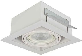 Spot incastrat tavan/plafon NOVA 1 alb