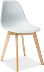 Scaun MORIS gri deschis