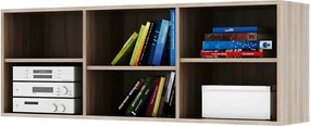 Biblioteca DUNAJ TIPUL12, stejar sonoma, PAL melaminat, 135x32x49 cm