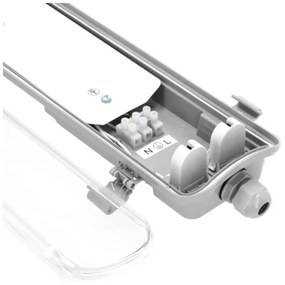 Corp de iluminat fluorescent industrial HERMIC T8 2xG13/18W/230V IP65