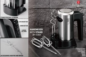 Mixer de mana Black Silver Berlinger Haus BH 9368