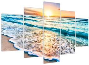 Tablou - Plaja de la mare (150x105 cm)