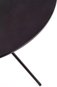 OFERTA Masa de dining neagra PHANTOM 80x80 clasa II
