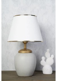 Lampă de birou RAMZES 1xE27/40W/230V alb/gri