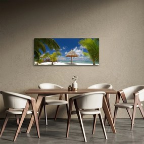 Tablou - Plajă cu nisip alb (120x50 cm)