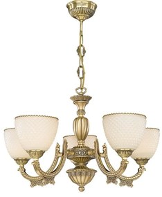 Candelabru din alama cu 5 brate design italian 7055