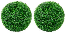 Bile de arbusti cimisir artificiali, 2 buc., 55 cm 1, 55 cm