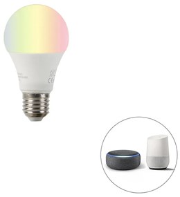 Lampă LED Smart E27 RGBW A60 9W 806 lm 2200-4000K