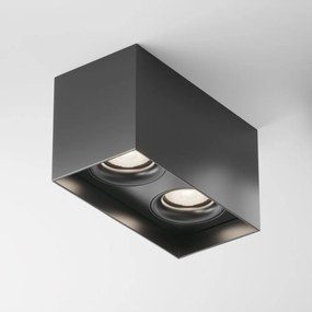 Corp aplicat cu 2 spoturi design tehnic Slim negru