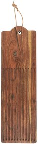 Tocator din lemn cu santuri OILED ACACIA WOOD 48x15cm