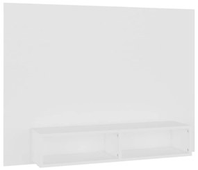 808269 vidaXL Comodă TV de perete, alb, 120x23,5x90 cm, PAL