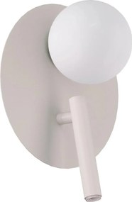 Lampă de perete cu spot HOTEL MOOD 1xG9/12W/230V + 1xG9/3W gri