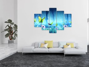 Tablou - Poiană mistică de pădure (150x105 cm)