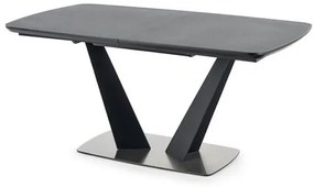 Masă de sufragerie extensibilă 160-220 cm Fredda (negru + gri) (pentru 6 8 persoane). 1048853