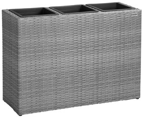 Deuba Ghiveci de flori 83x30,5x60cm - gri