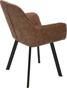 Set de 2 scaune Palermo, maro deschis A-39344 VC